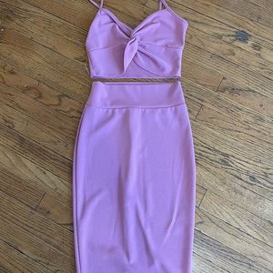 Dusty Rose 2 piece dress